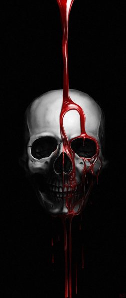 blood skull by bulbar-d81awch
