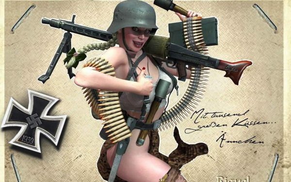 3D военные девушки дизайнера Ригуэл (Riguel)