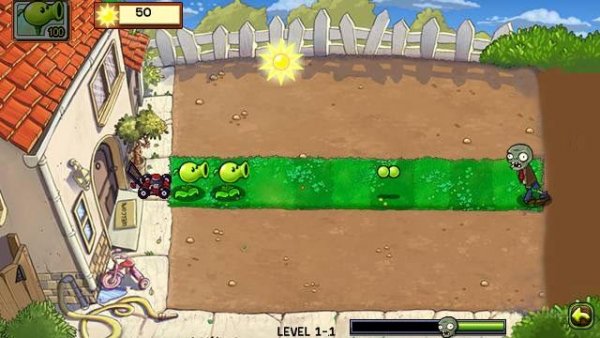 Цветы против зомби