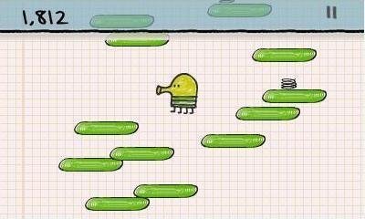 Doodle Jump Adapted Nokia Asha Touch 400x240