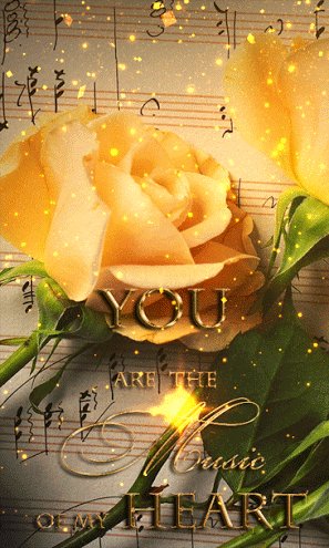 You are the music of my heart