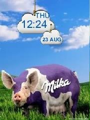 Milka pig