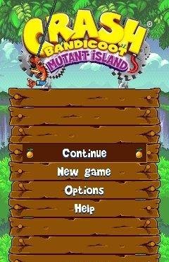 crash bandicoot - mutant island