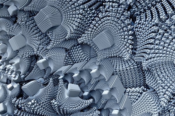 Gray-fractals-geometry-texture-pattern