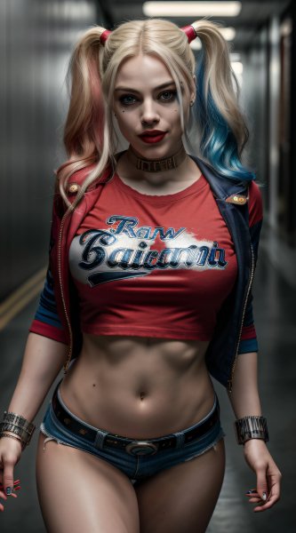 Girl-harley-quin-photo-realism-220325