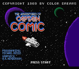 Adventures of Captain Comic The (Unl) (U) [t1]