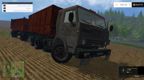farming simulator 2015 mod gruzovik kama