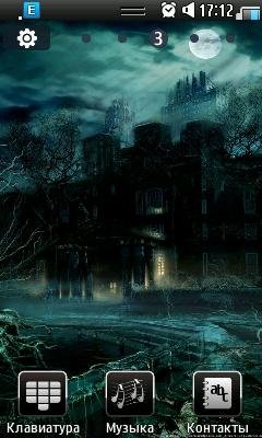 the dark