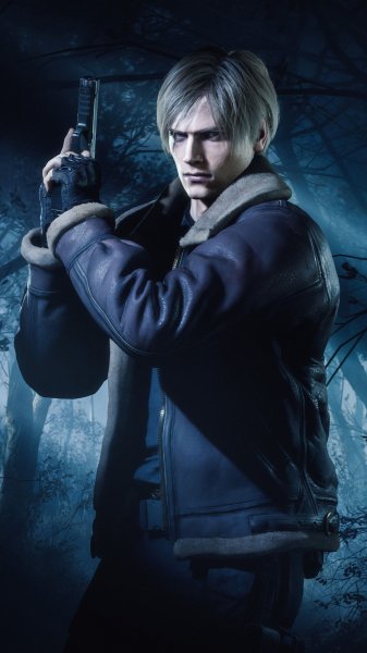 Leon-Resident-Evil-4-Remake-2023-Gaming-Poster