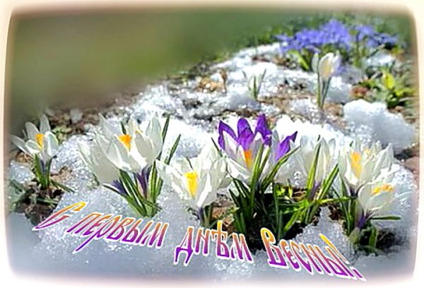 С первым днём ВЕСНЫ