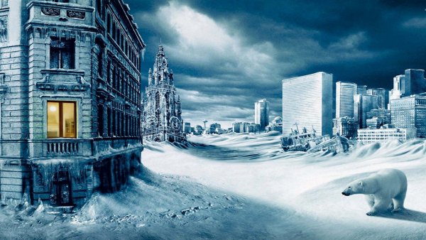 Замёрзший город