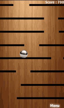 Fall Ball 240x400 Motion Сенсор Аксель