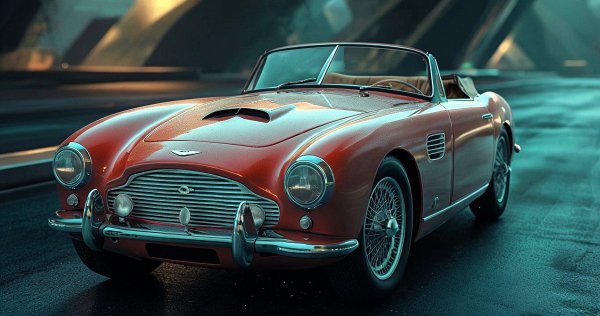 Неон ретро киберпанк стиль