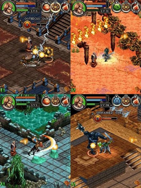 Dungeon Hunter 3 RUS Nokia s40