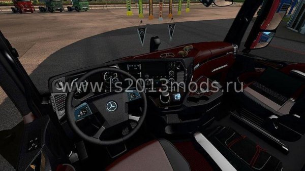 Mercedes Benz Actros Mp4 Red Black