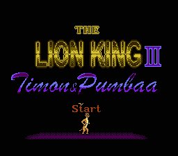 Lion King III The - Timon and Pumbaa (Unl)[t1]