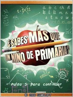 Sabes Mas Que un Nino de Primaria 240x32