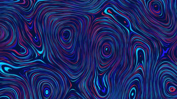 Krugi iskazhenie abstraktsiia 226299 3840x2160