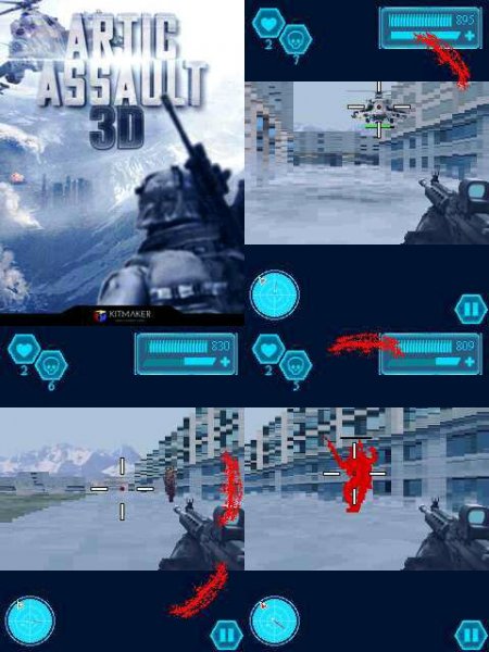 Artic Assault 3D 240x320 6280 rus