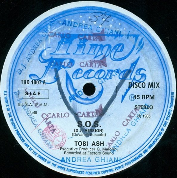 Tobi Ash - S.O.S. (D.J. Version) 1985
