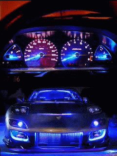 Neon car спидометр