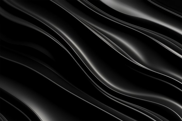 Black-waves-smooth-glossy-dark