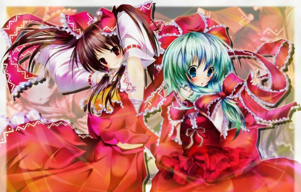 Hina Nironiro - Touhou. Hakurei Reimu, Kagiyama Hina