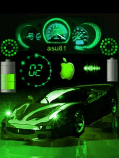 Car apple iphone  спидометр заряд батареи