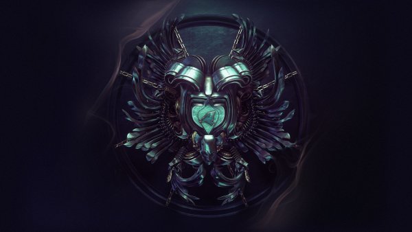 abstract dark machine mech 1920x1080