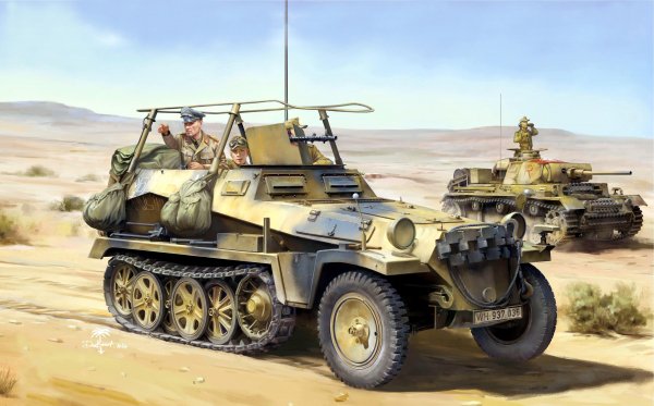 Sd.Kfz 250 - 3 Greif Rommel's Command Half-Track (Copy)