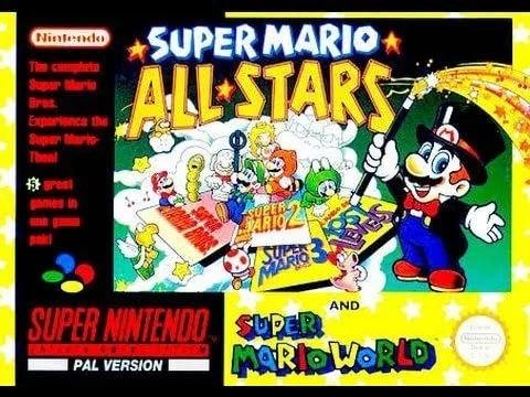 Super Mario All-Stars 4v1 (super nintendo smc)