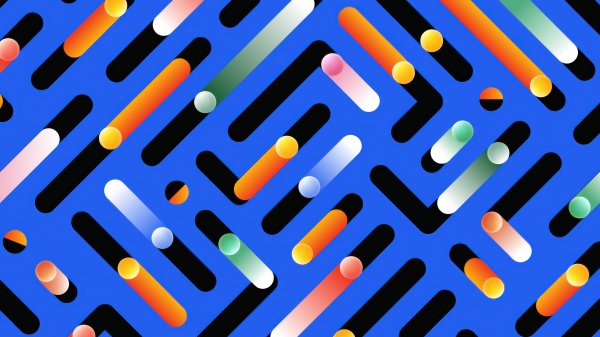 Colorful-dash-pattern-abstract-on