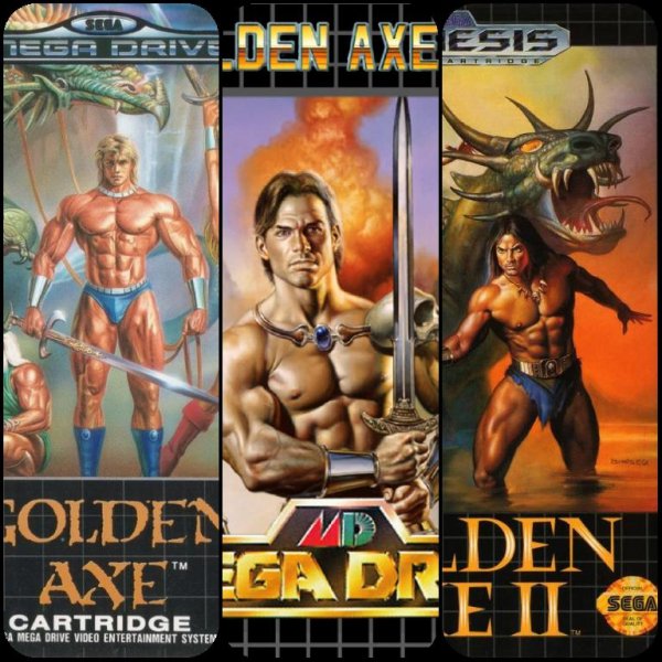 Golden Axe 3v1 (SEGA MEGA DRIVE GENESIS) 16bit