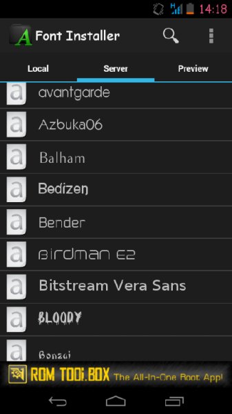 FontInstaller