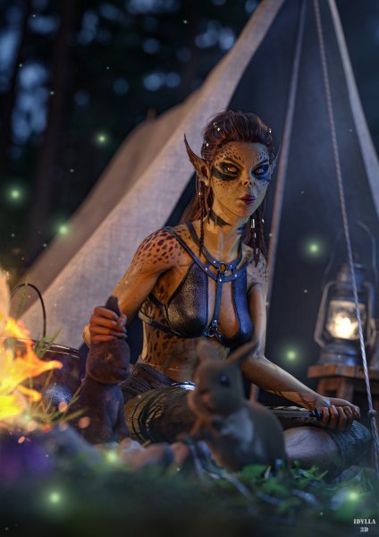 Lae'zel+and+bunnies+patreon