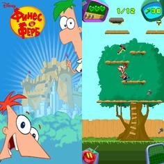 Phineas and Ferb Robot King 240x320 touch RUS