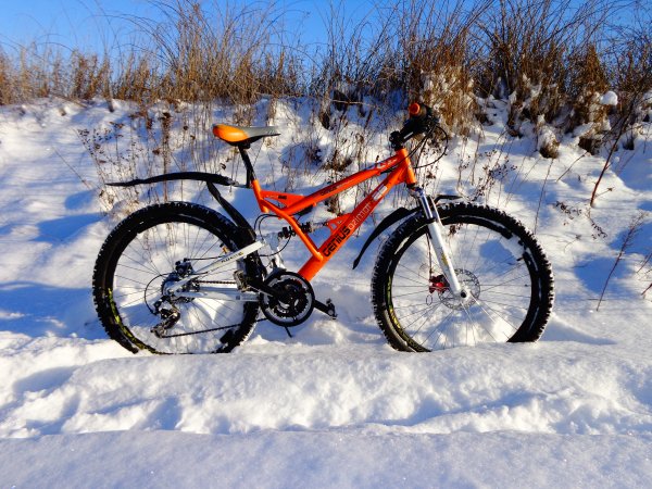 Мой зимний выезд MTB