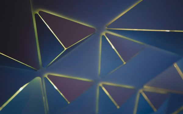 Geometry-triangles-blue-light-modern-design