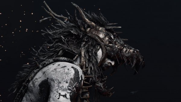 Senua's Saga Hellblade II Темный фон Обои