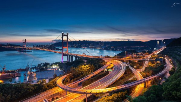 Cityscape-night-architecture-portrait-display-building