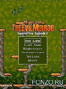 hugo evil mirror 2 squirrel tree 240x320