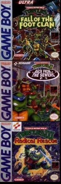 Teenage Mutant Ninja Turtles Game Boy 3in1