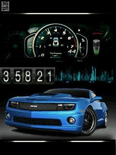 Camaro car спидометр анимация