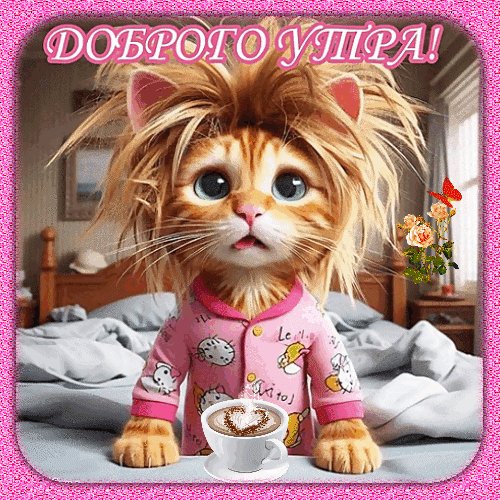 Анимированная открытка доброе утро (7)