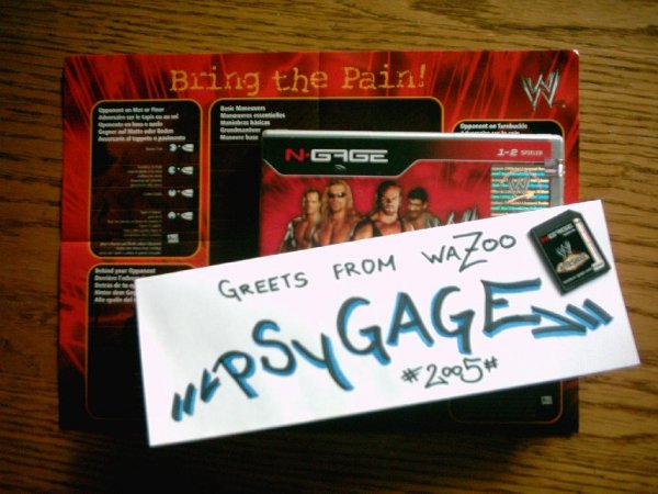 Nokia N-Gage WWE Aftershock Cracked pSyGAGE Files