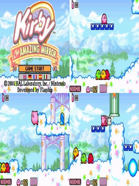 Kirby and The Amazing Mirror GBA