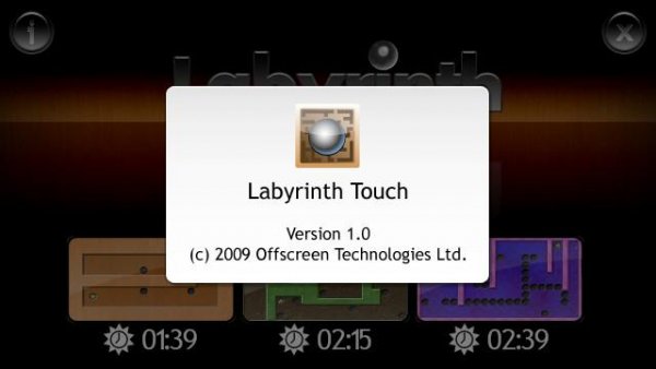 Labyrinth-touch
