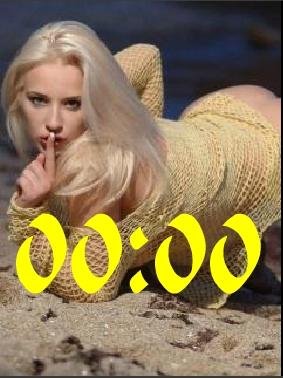 1 Блонди цифр часы