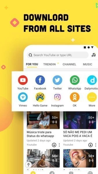 Click me to install SnapTube tube snaptubecom