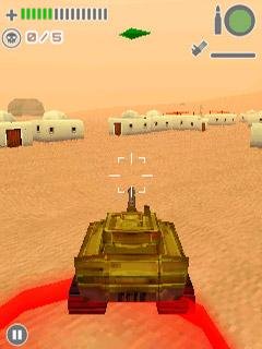 Tank Battle 3D Desert Titans RU s60v3 240x320